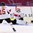 MALMO, SWEDEN - MARCH 29: Switzerland's Florence Schelling #41 can't make the save on this play giving Sweden a 3-0 lead during preliminary round action at the 2015 IIHF Ice Hockey Women's World Championship. (Photo by Andre Ringuette/HHOF-IIHF Images)

